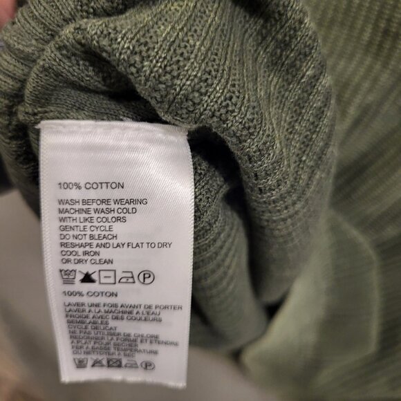 Tommy Bahama Green Sweater Men's Size XXL Cotton Crew Neck Comfy Warm Office - Picture 5 of 7